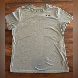 Nike Heather Gray Athletic Tee